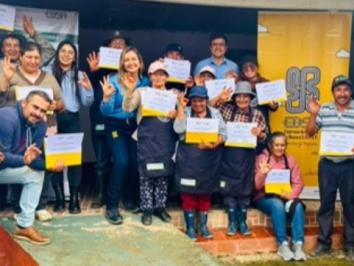 Clausura del Proceso de Formación con la Asociación Aprojen de Jenesano